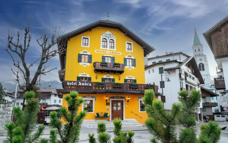 Hotel Ambra Cortina Facciata
