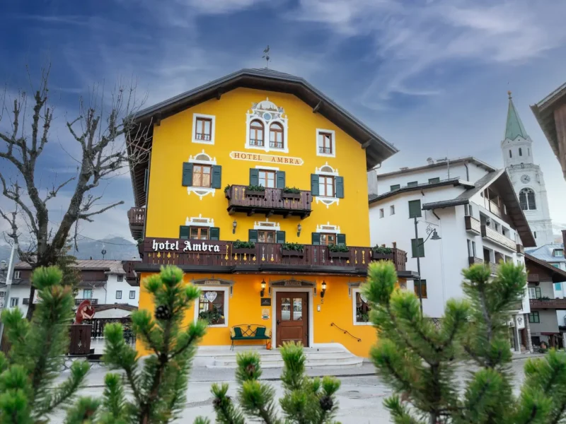 Hotel Ambra Cortina Facciata